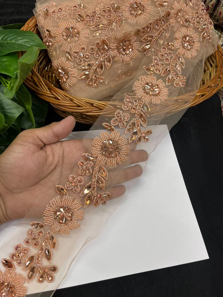 Handcrafted Designer Lace - Rose Gold